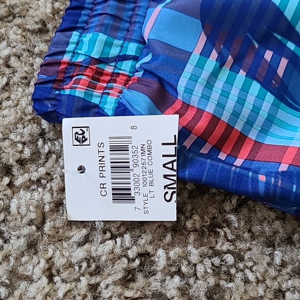 Club Rm leafy blue swim trunks - Picture 7 of 9